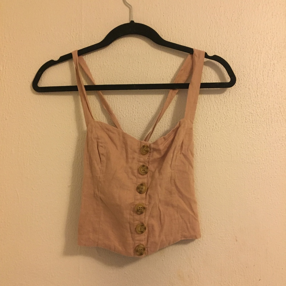 Dusty Rose Crop Top